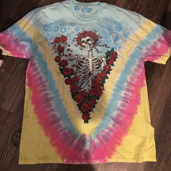 New Bertha Grateful Dead Tie Dye T Shirt  XXL 25 across  Box Lb2 - Picture 1 of 8